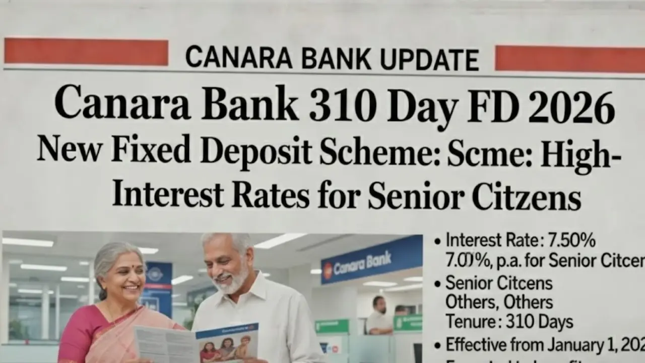 Canara Bank 310 Day FD 2026